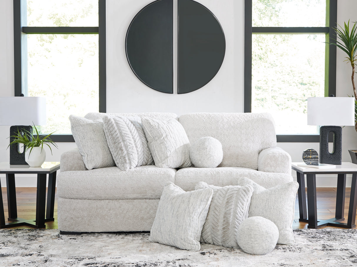Furniture City - MS - Ashley Furniture - Cuddle Plush Sectional - RAF 2-Piece Sectional / Arctic - PC59106S9