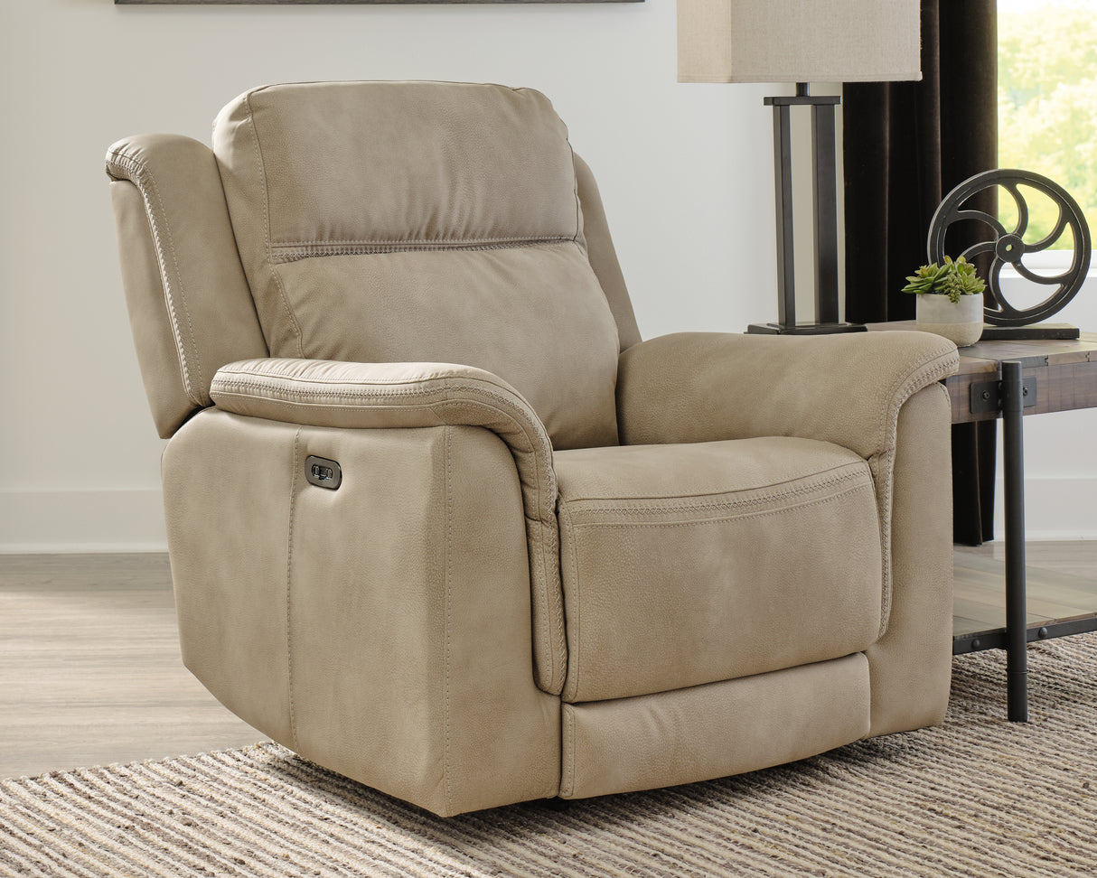 Furniture City - MS - Ashley Furniture - Next-Gen DuraPella Living Room - PWR Recliner/ADJ Headrest / Sand - 5930213