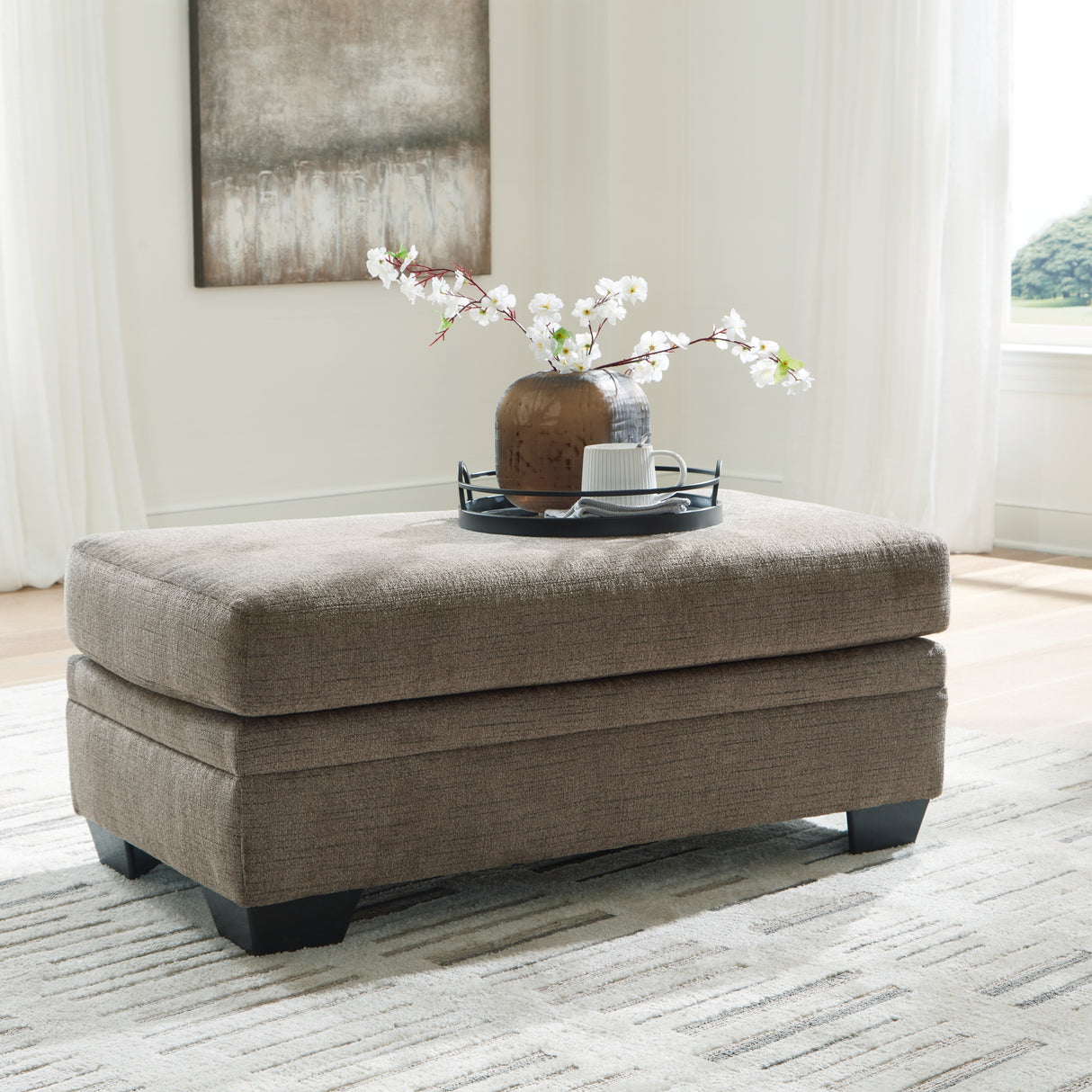 Furniture City - MS - Ashley Furniture - Stonemeade Living Room - Ottoman / Nutmeg - 5950514
