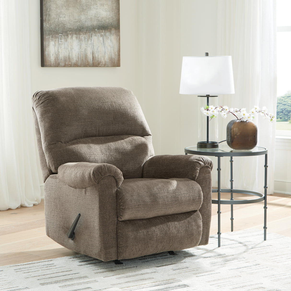 Furniture City - MS - Ashley Furniture - Stonemeade Living Room - Rocker Recliner / Nutmeg - 5950525