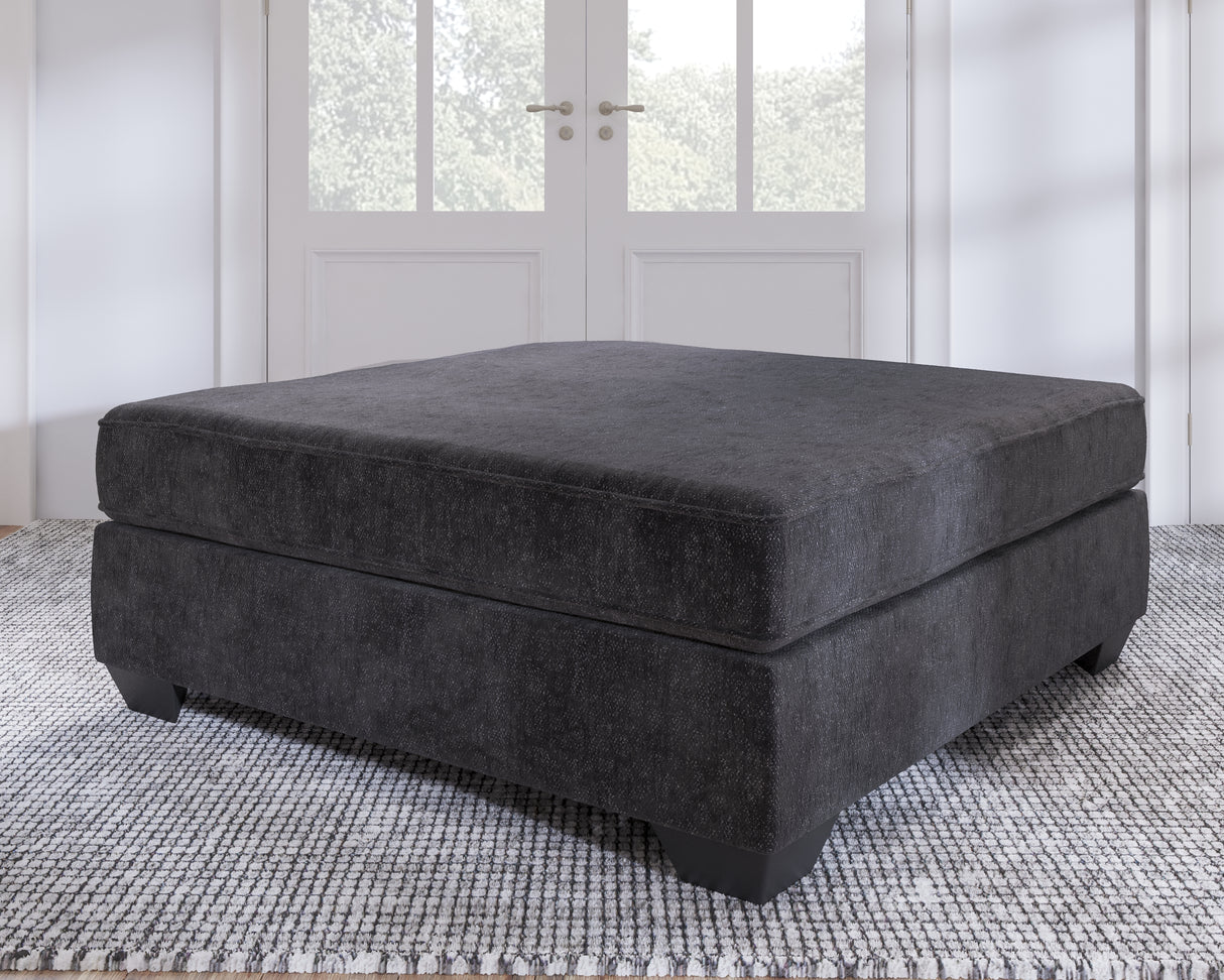 Furniture City - MS - Ashley Furniture - Lavernett Living Room - Oversized Accent Ottoman / Charcoal - 5960308