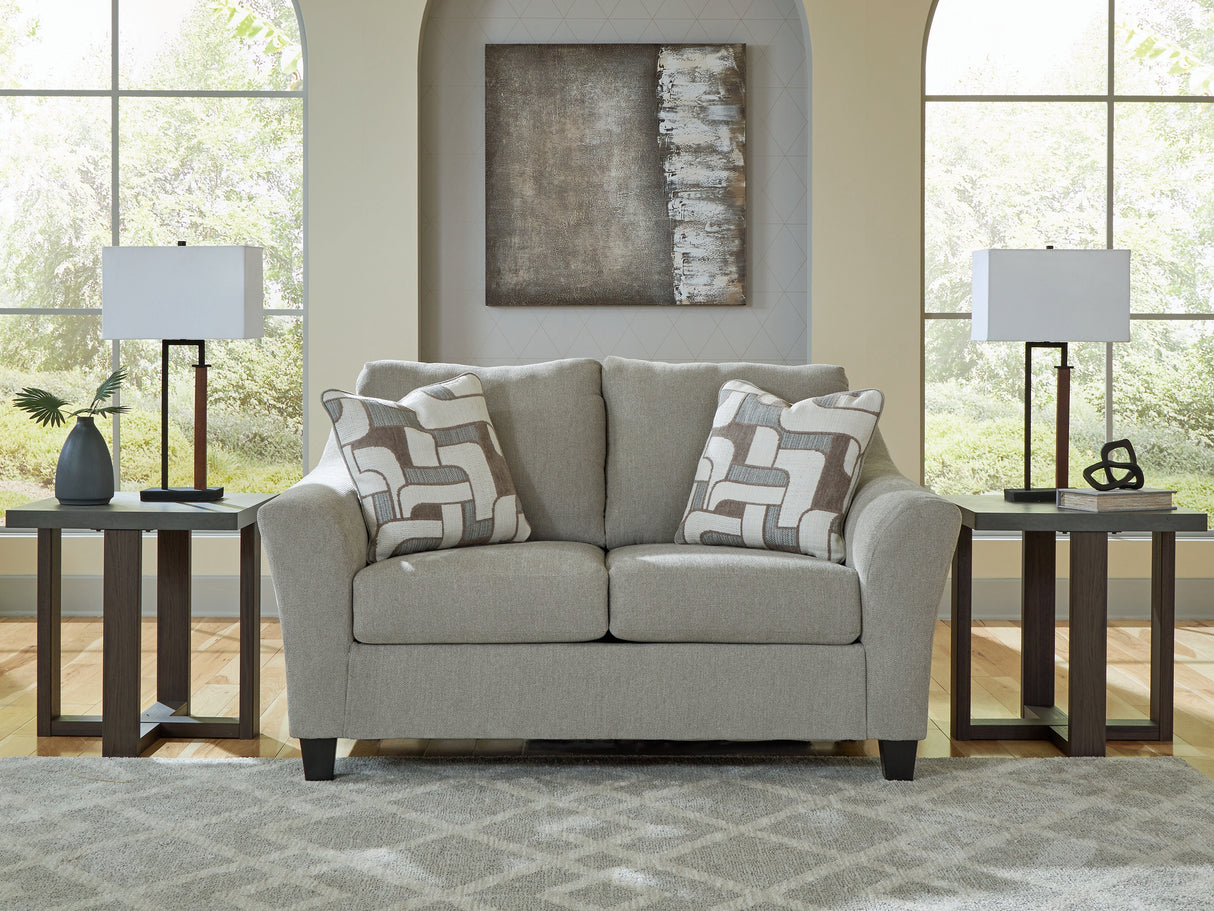 Furniture City - MS - Ashley Furniture - Willarae Living Room - Loveseat / Taupe - 5980335
