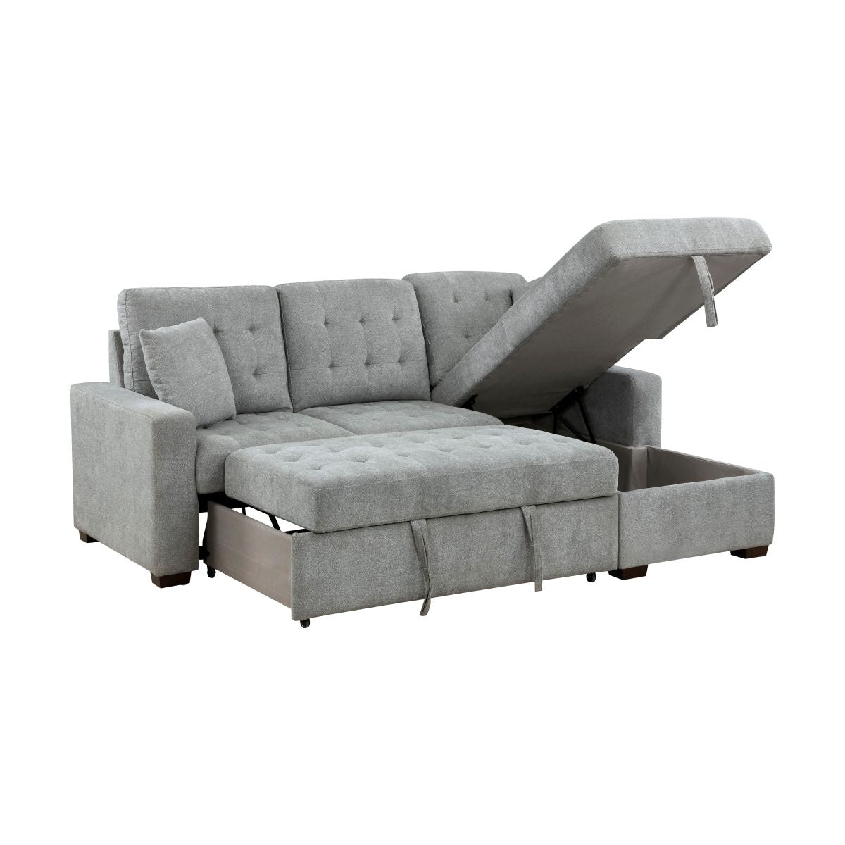 Waitsfield - Sectional With Chaise, Pull-Out Bed And Hidden Storage