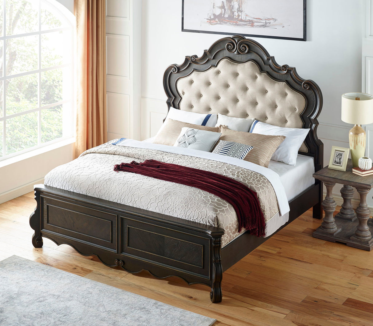 Rhapsody - Upholstered Panel Bed