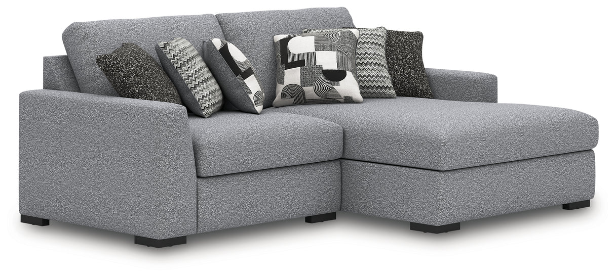 Furniture City - MS - Ashley Furniture - Bealton Sectional - RAF 2-Piece Sectional with Chaise / Salt and Pepper - 61305S10