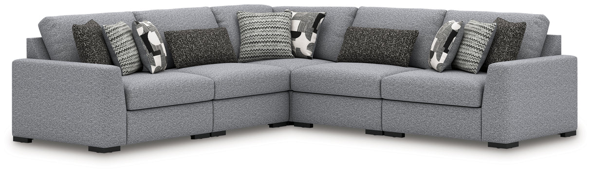 Furniture City - MS - Ashley Furniture - Bealton Sectional - RAF 5-Piece Sectional / Salt and Pepper - 61305S6