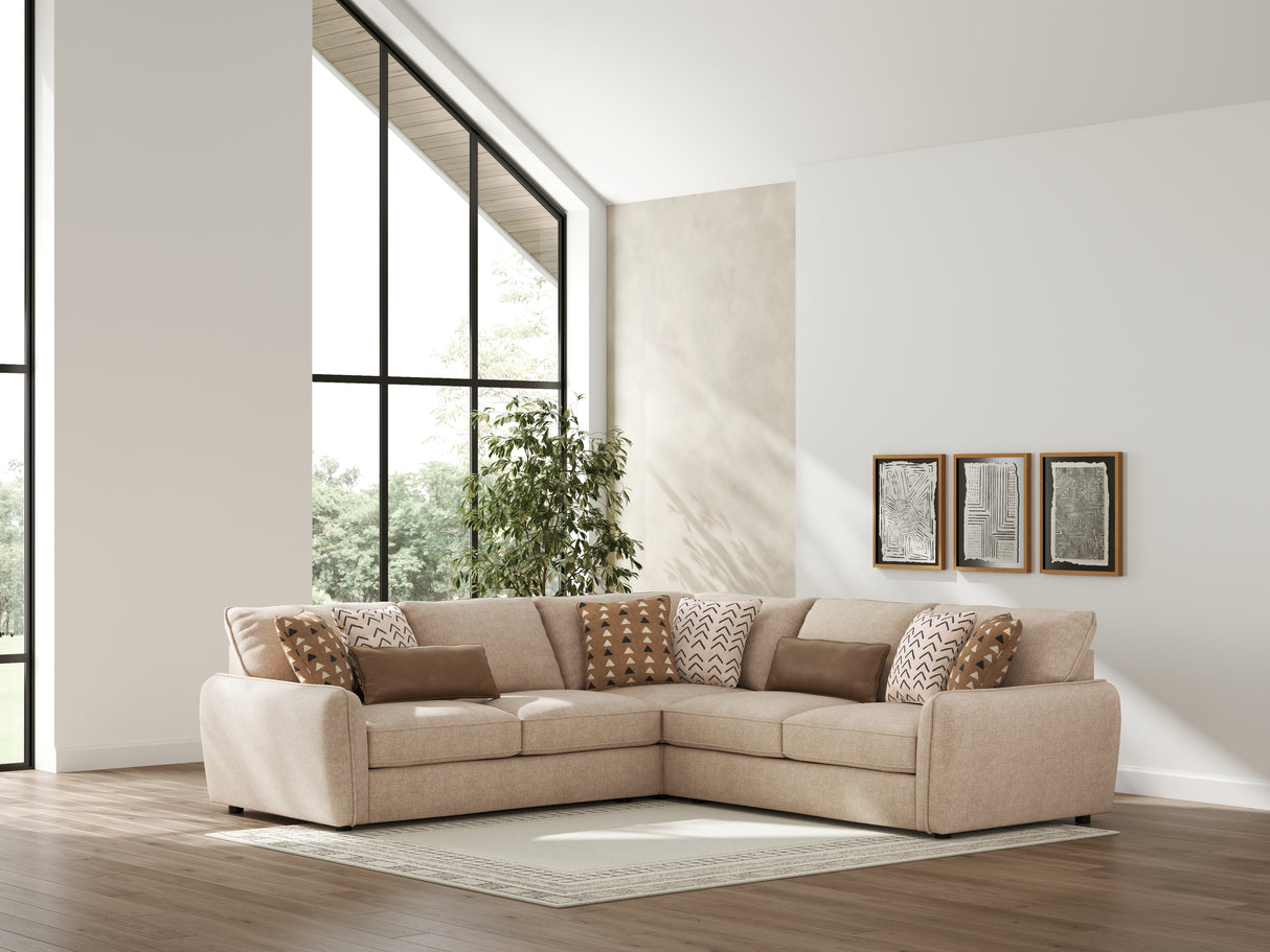 Furniture City - MS - Ashley Furniture - Seyler Sectional - LAF 3-Piece Sectional / Sand - 61405S1