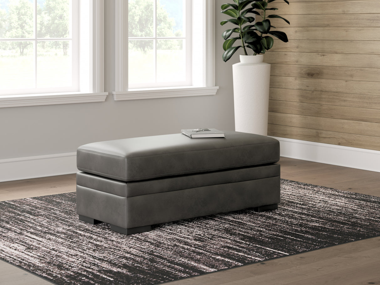 Furniture City - MS - Ashley Furniture - Lofton-Pike Living Room - Oversized Accent Ottoman / Shadow - PC6161008