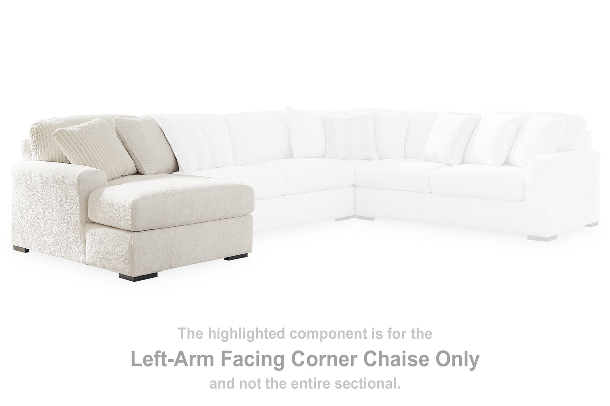 Furniture City - MS - Ashley Furniture - Chessington Sectional - LAF Corner Chaise / Ivory - 6190416