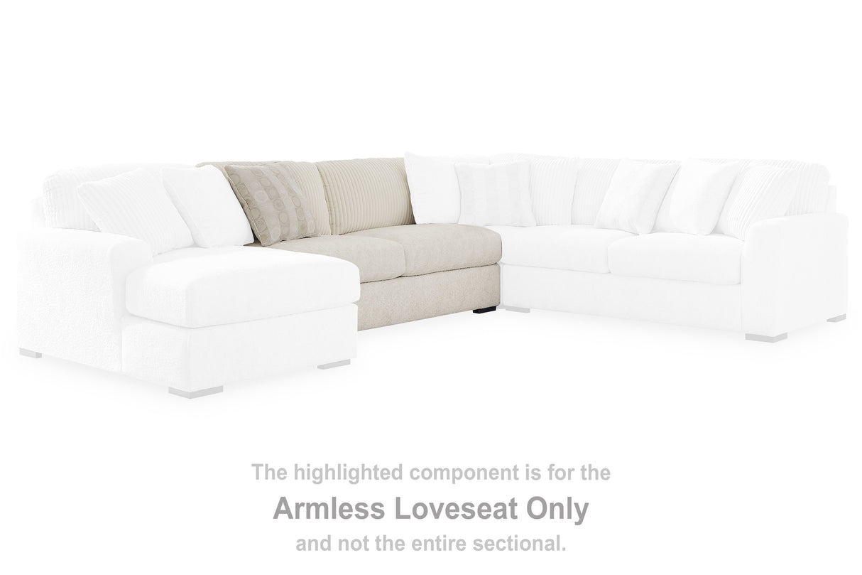 Furniture City - MS - Ashley Furniture - Chessington Sectional - LAF 3-Piece Sectional / Ivory - 61904S5