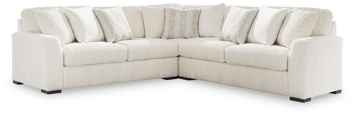 Furniture City - MS - Ashley Furniture - Chessington Sectional - LAF 3-Piece Sectional / Ivory - 61904S5