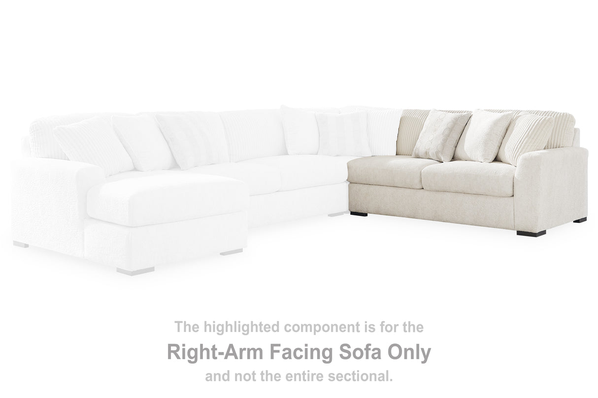 Furniture City - MS - Ashley Furniture - Chessington Sectional - RAF Sofa / Ivory - 6190467