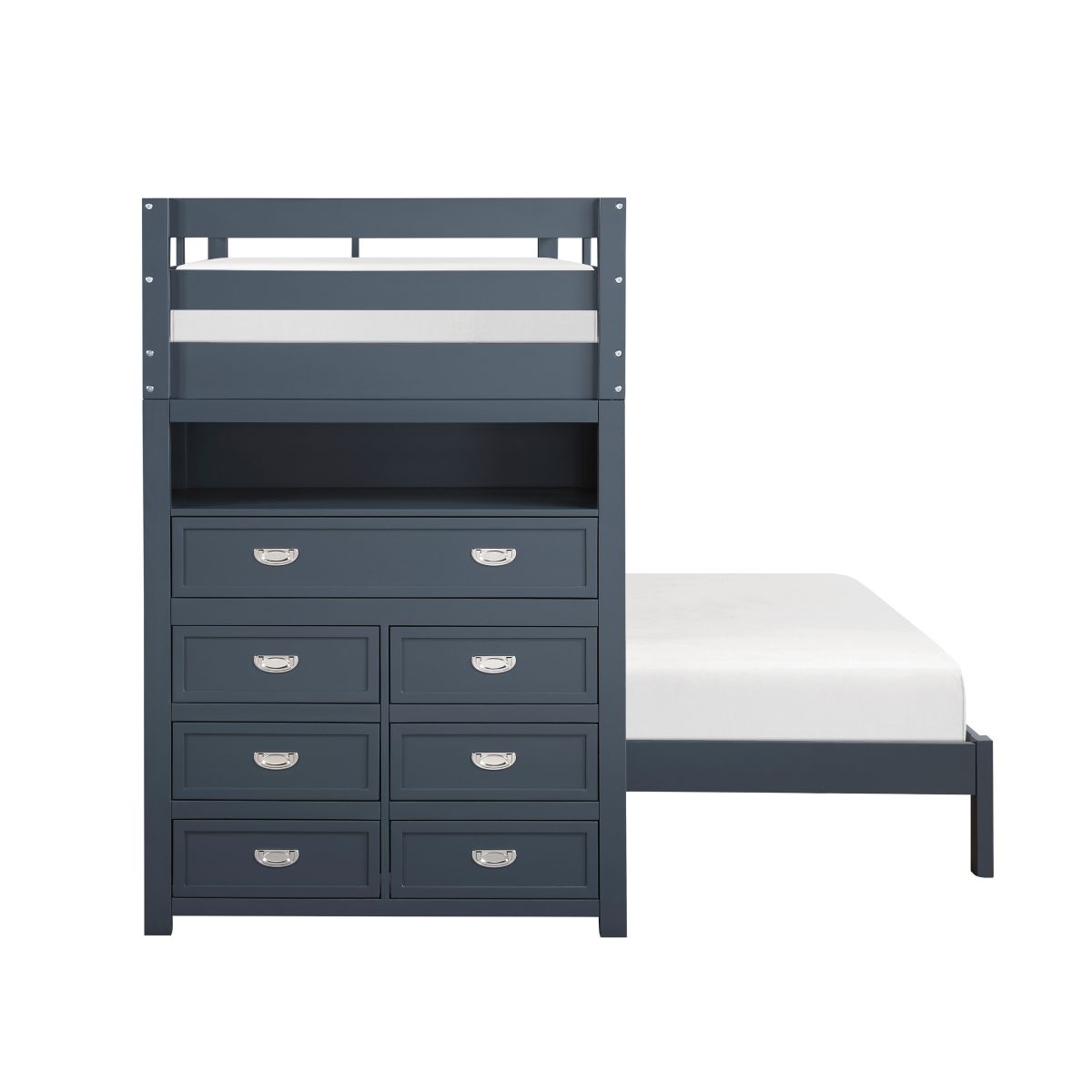 Sloane - Loft Bunk Bed With Chest And Hidden Desk