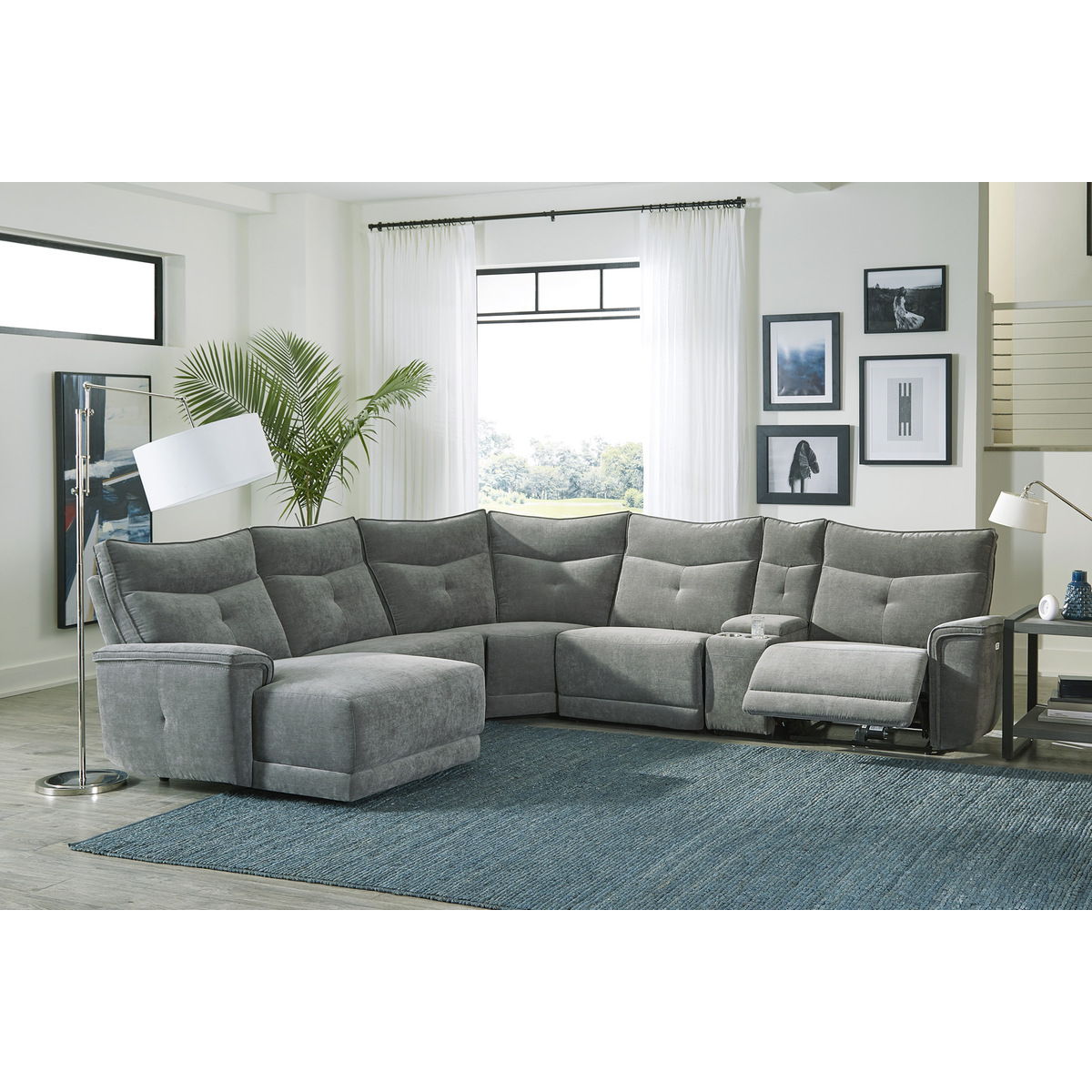 Tesoro - Modular Reclining Sectional With Left Chaise