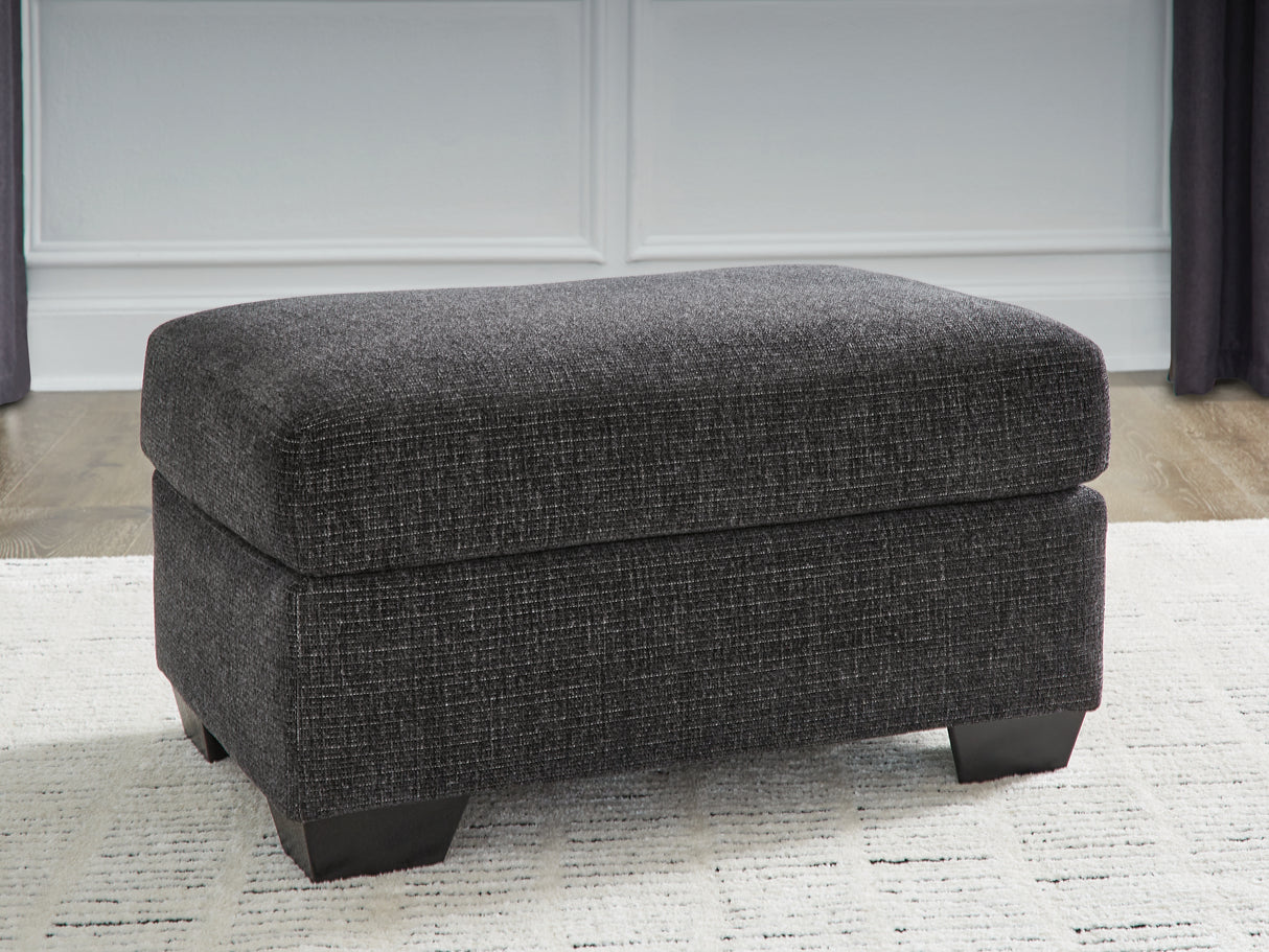Furniture City - MS - Ashley Furniture - Loreo Living Room - Ottoman / Ebony - 6310114