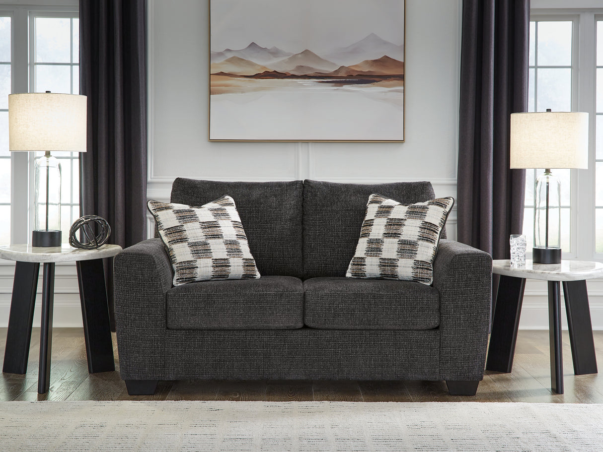Furniture City - MS - Ashley Furniture - Loreo Living Room - Loveseat / Ebony - 6310135