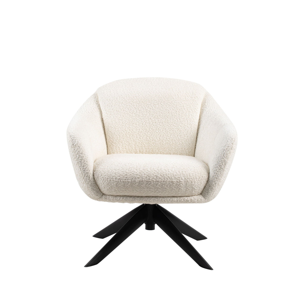 Fleming - Boucle Swivel Lounge Chair
