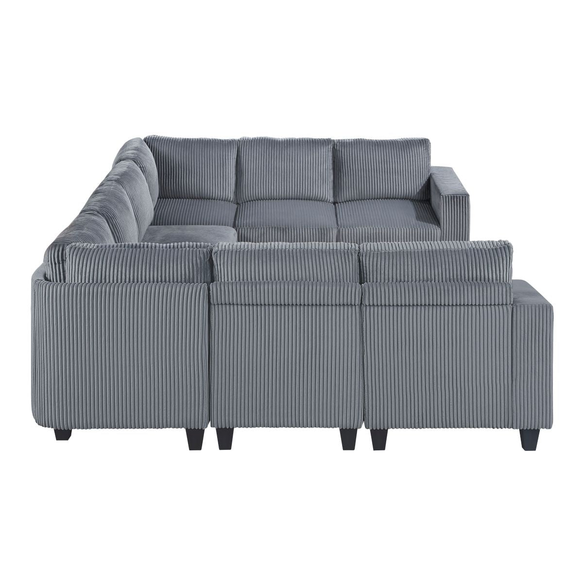 Walterboro - Sectional With Storage, Storage Pouches And Charging Ports