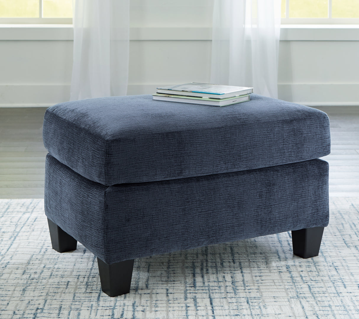 Furniture City - MS - Ashley Furniture - Amity Bay Living Room - Ottoman / Ink - 6720614