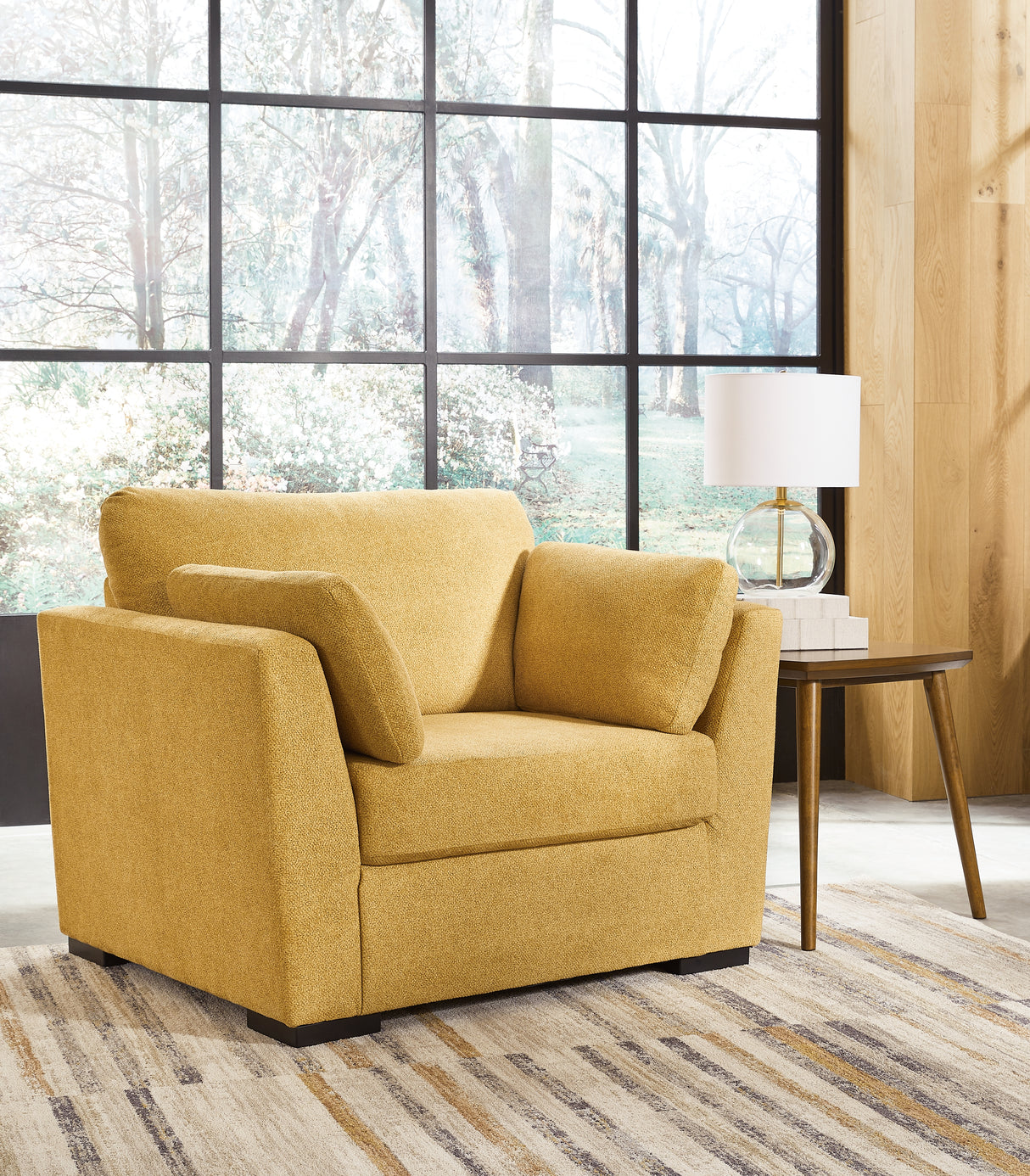 Furniture City - MS - Ashley Furniture - Keerwick Living Room - Chair and a Half / Sunflower - 6750623