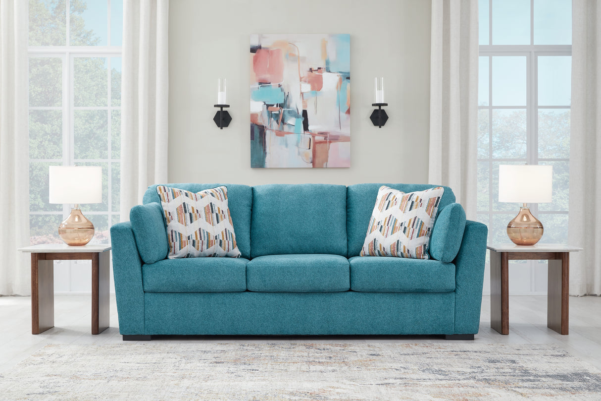 Furniture City - MS - Ashley Furniture - Keerwick Living Room - Sofa / Teal - 6750738