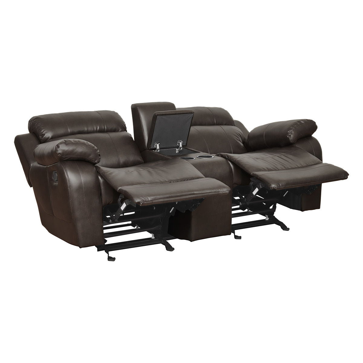 Marille - Double Glider Reclining Loveseat With Center Console