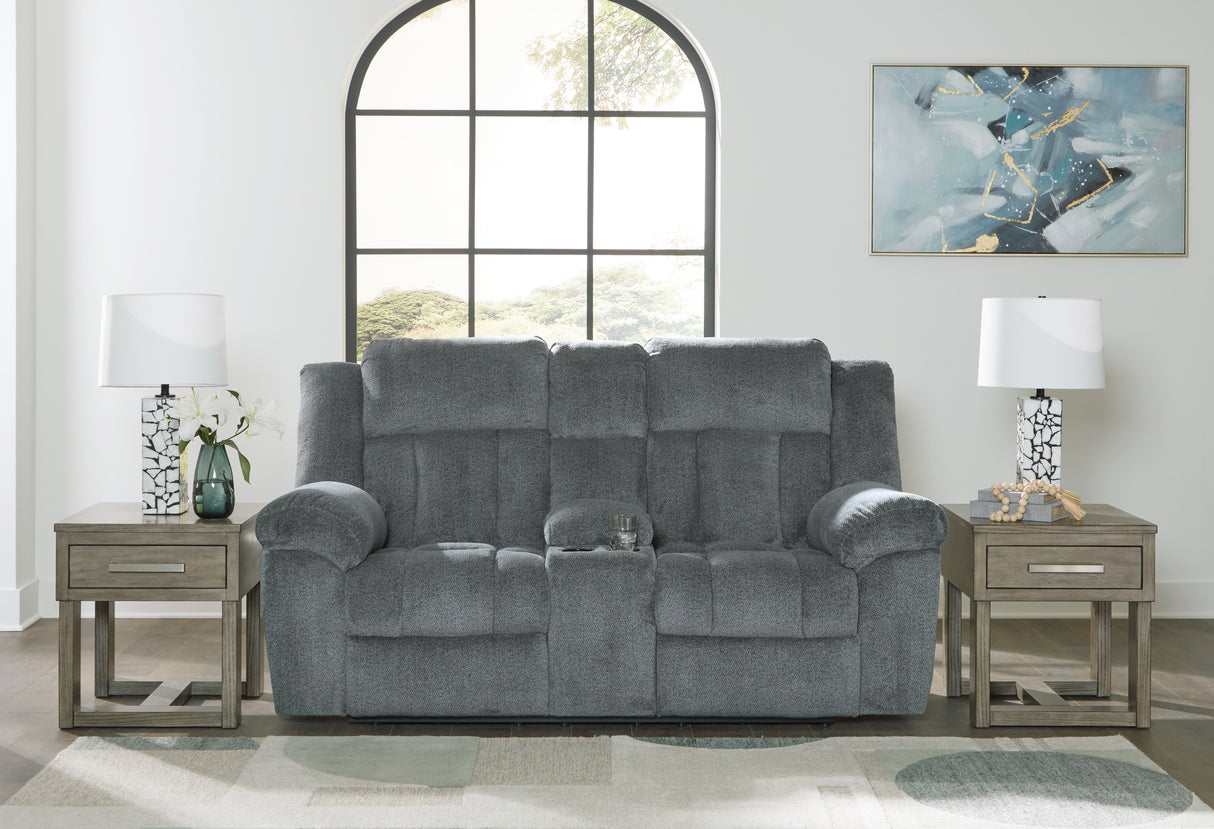 Furniture City - MS - Ashley Furniture - Tip-Off Living Room - PWR REC Sofa with ADJ Headrest / Wheat - 6930515