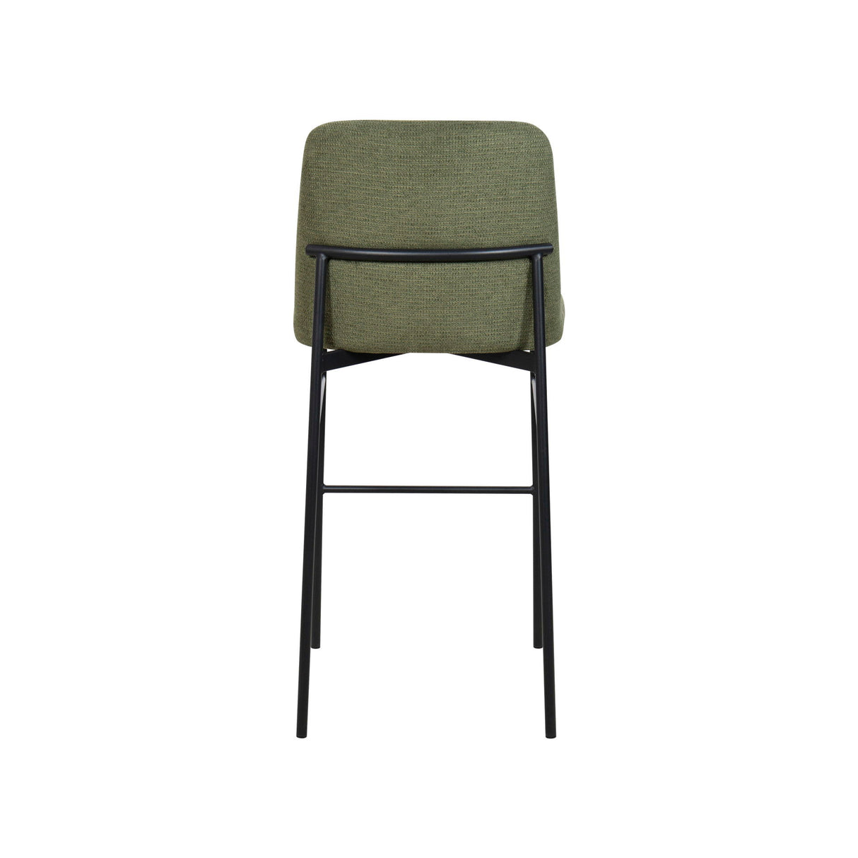 Erik - Bar Chair With Black Metal Frame (Set of 2)