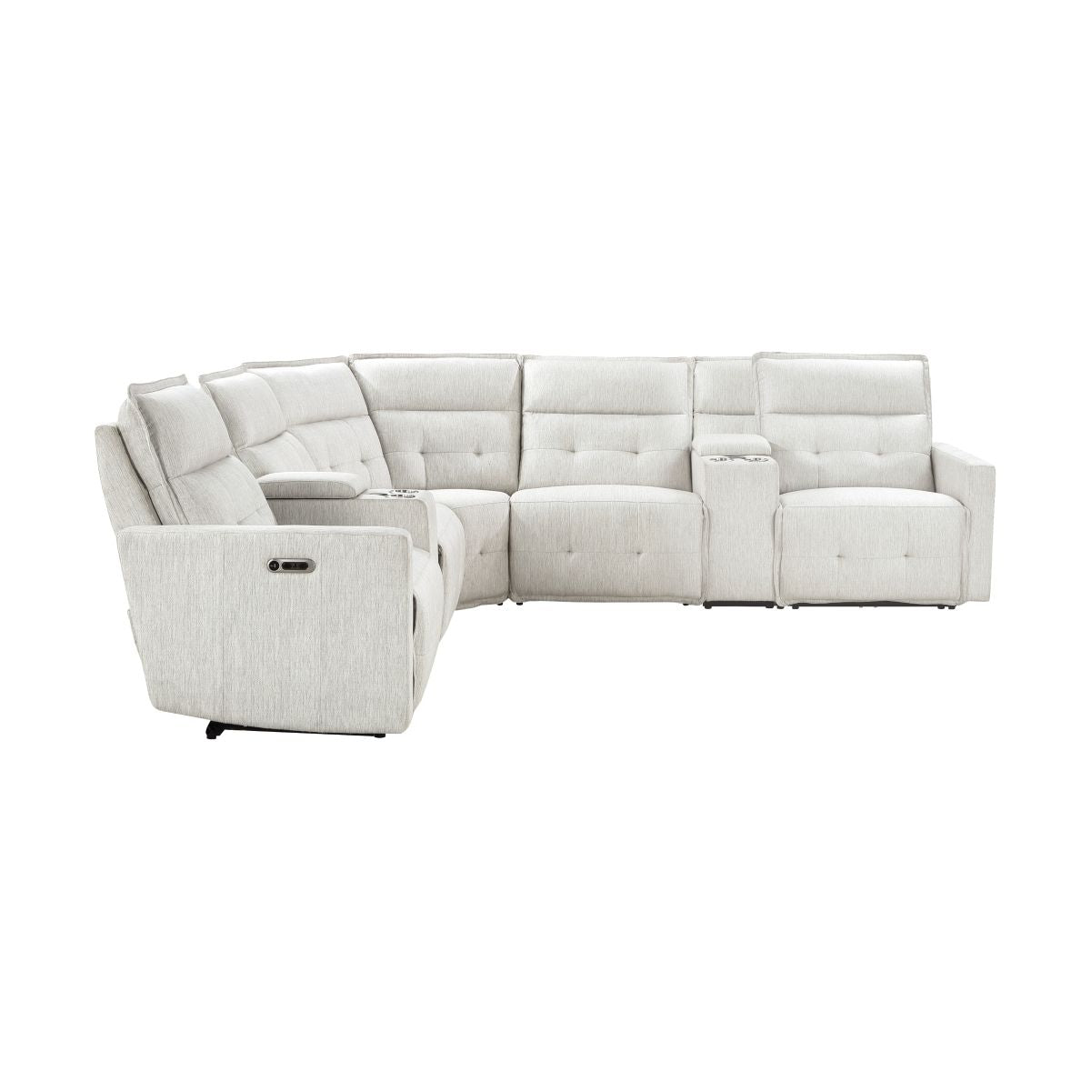 Salida - Modular Power Reclining Sectional With Power Headrests
