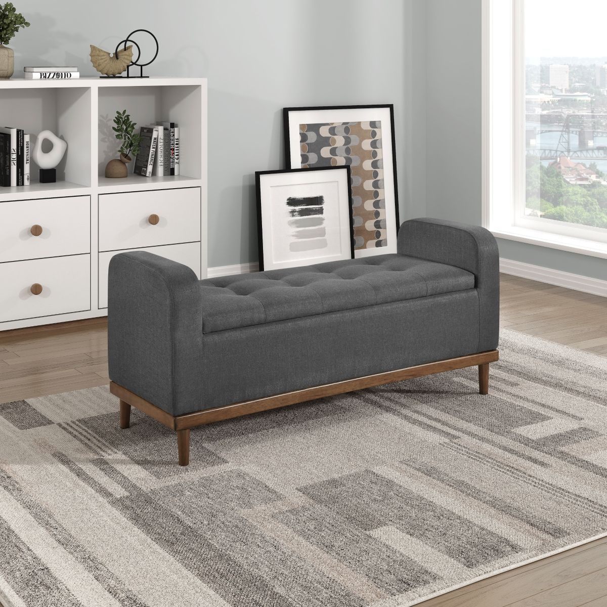 Brigitte - Lift Top Storage Bench