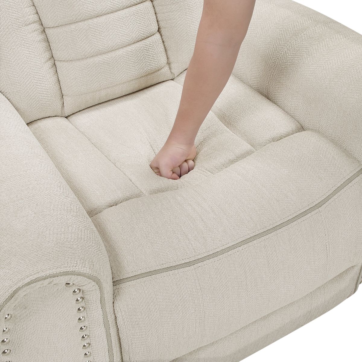 Nutmeg - Double Reclining Loveseat With Center Console