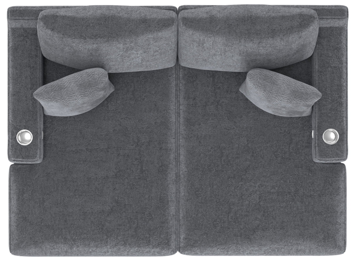 Cozy - 2 Piece Double Wide Chaise With USB Charging Ports