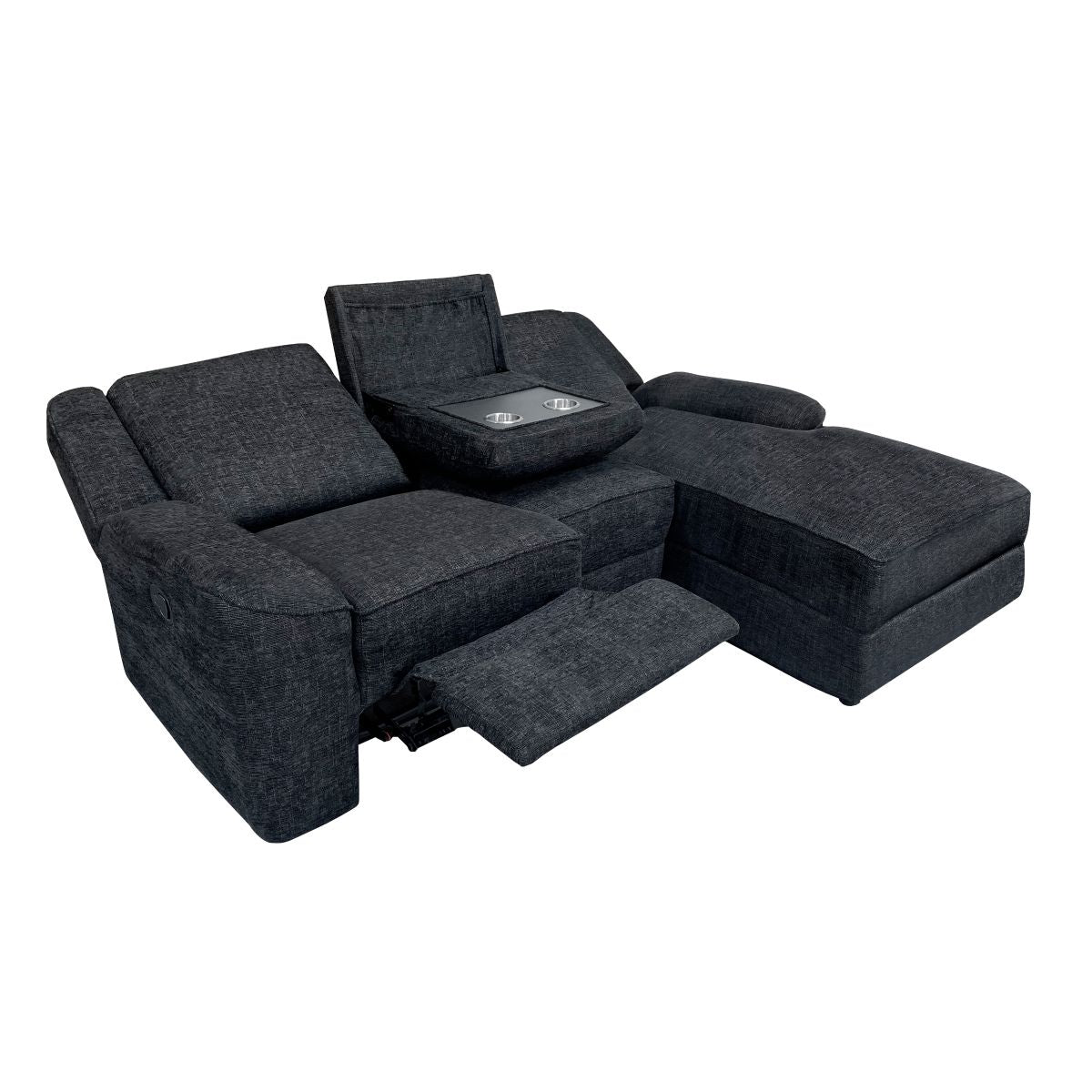 Monterey - 2 Piece Reclining Sectional With Right Chaise