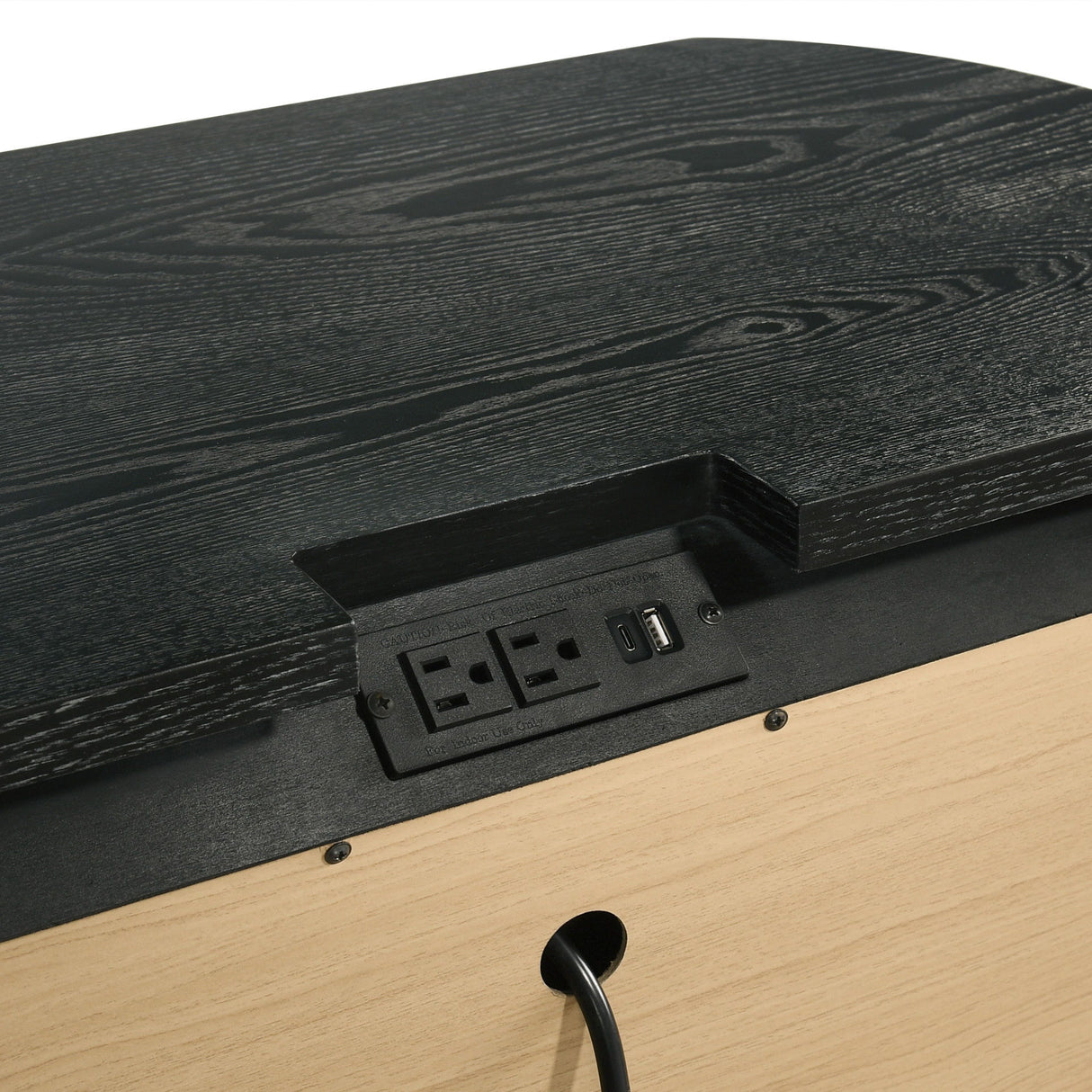 Skyline - 2 Drawer Nightstand - Onyx