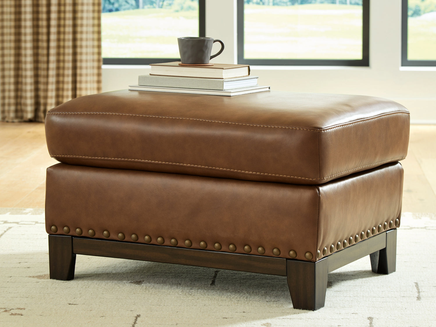 Furniture City - MS - Ashley Furniture - Saonara Living Room - Ottoman / Amber - PC7310914