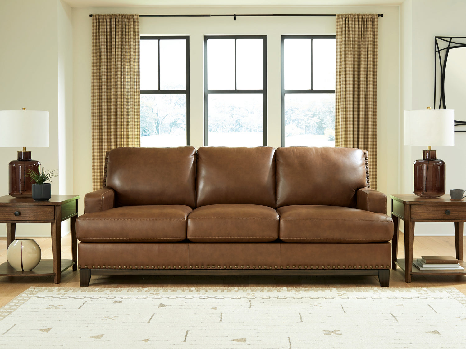 Furniture City - MS - Ashley Furniture - Saonara Living Room - Sofa / Amber - PC7310938