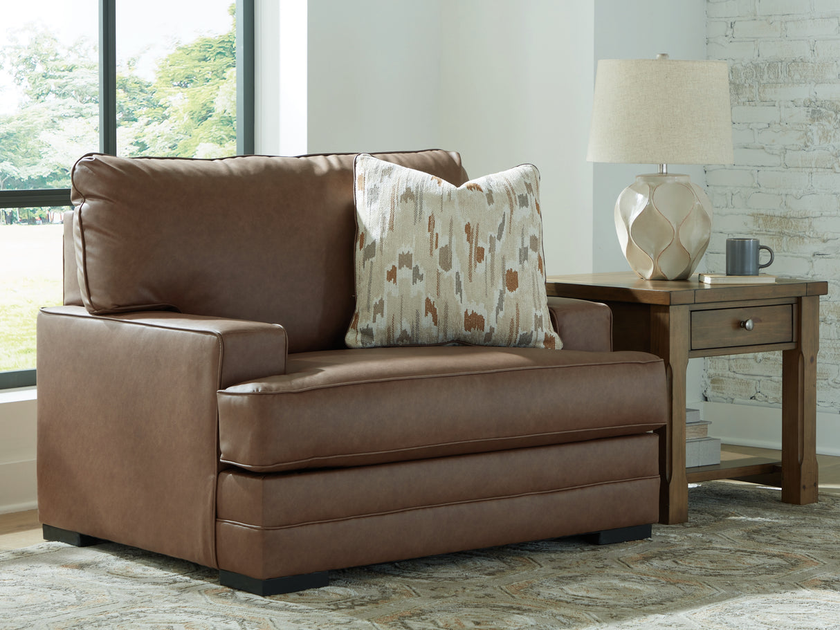 Furniture City - MS - Ashley Furniture - VillaCourt Living Room - Ottoman / Caramel - 7490914