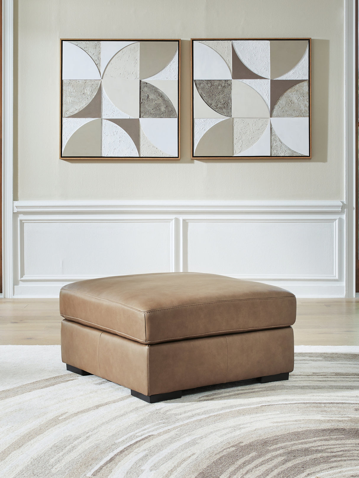 Furniture City - MS - Ashley Furniture - Veronella Living Room - Oversized Accent Ottoman / Sahara - 7610608