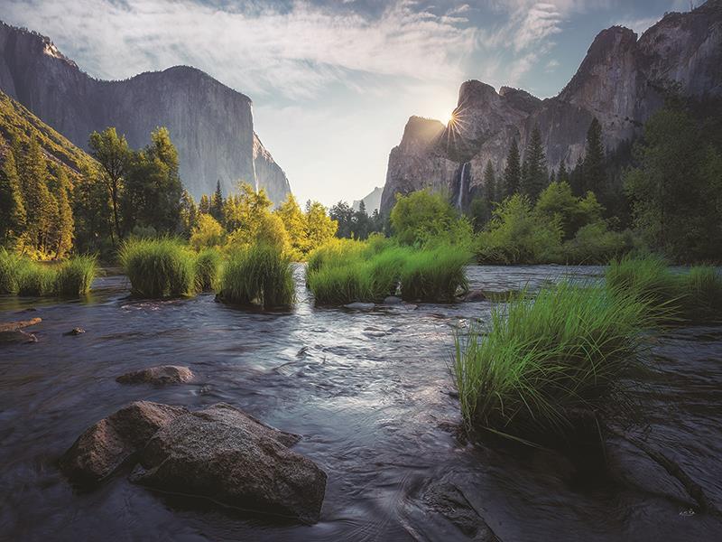 Yosemite Valley By Martin Podt Photography (Framed Small) - Dark Gray