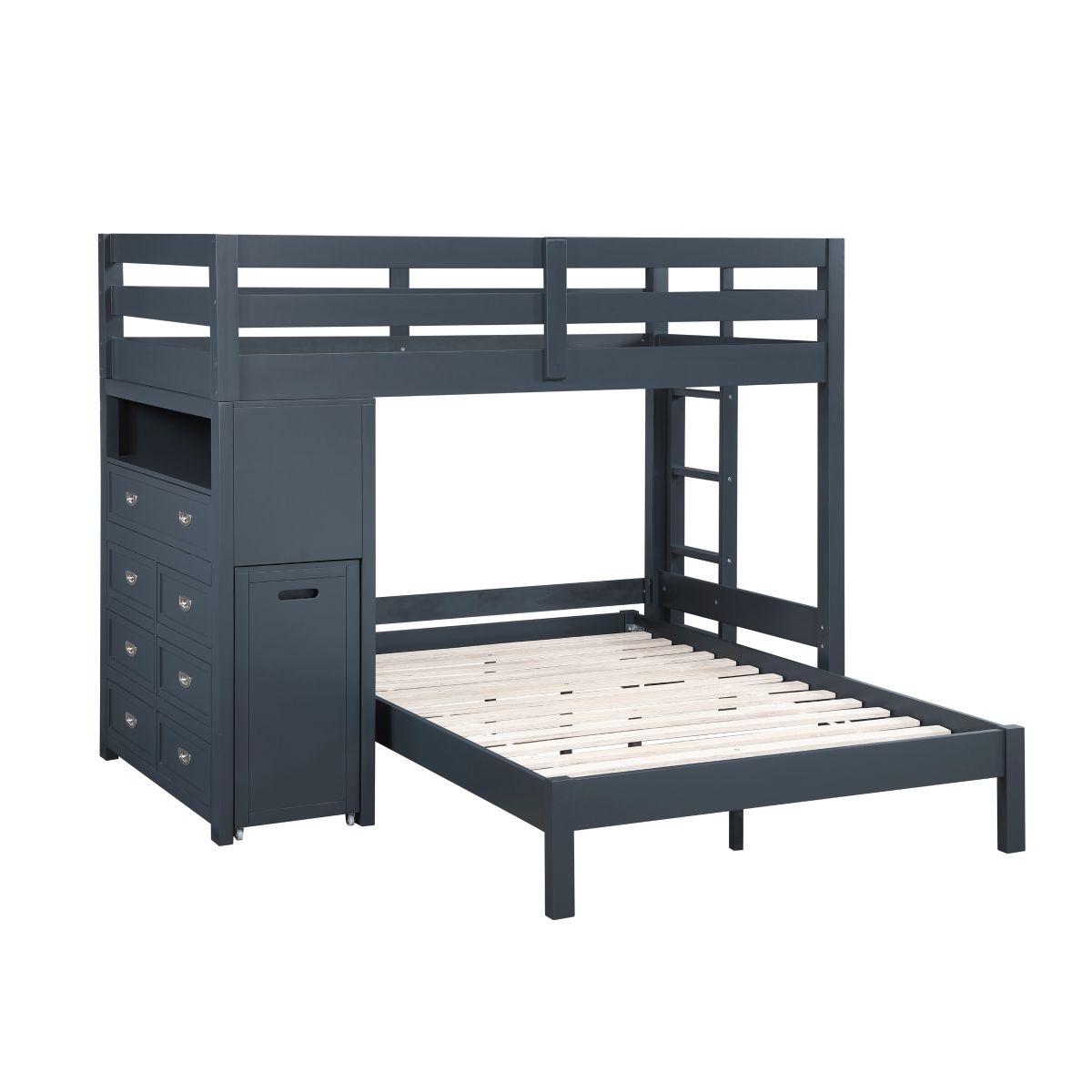 Sloane - Loft Bunk Bed With Chest And Hidden Desk