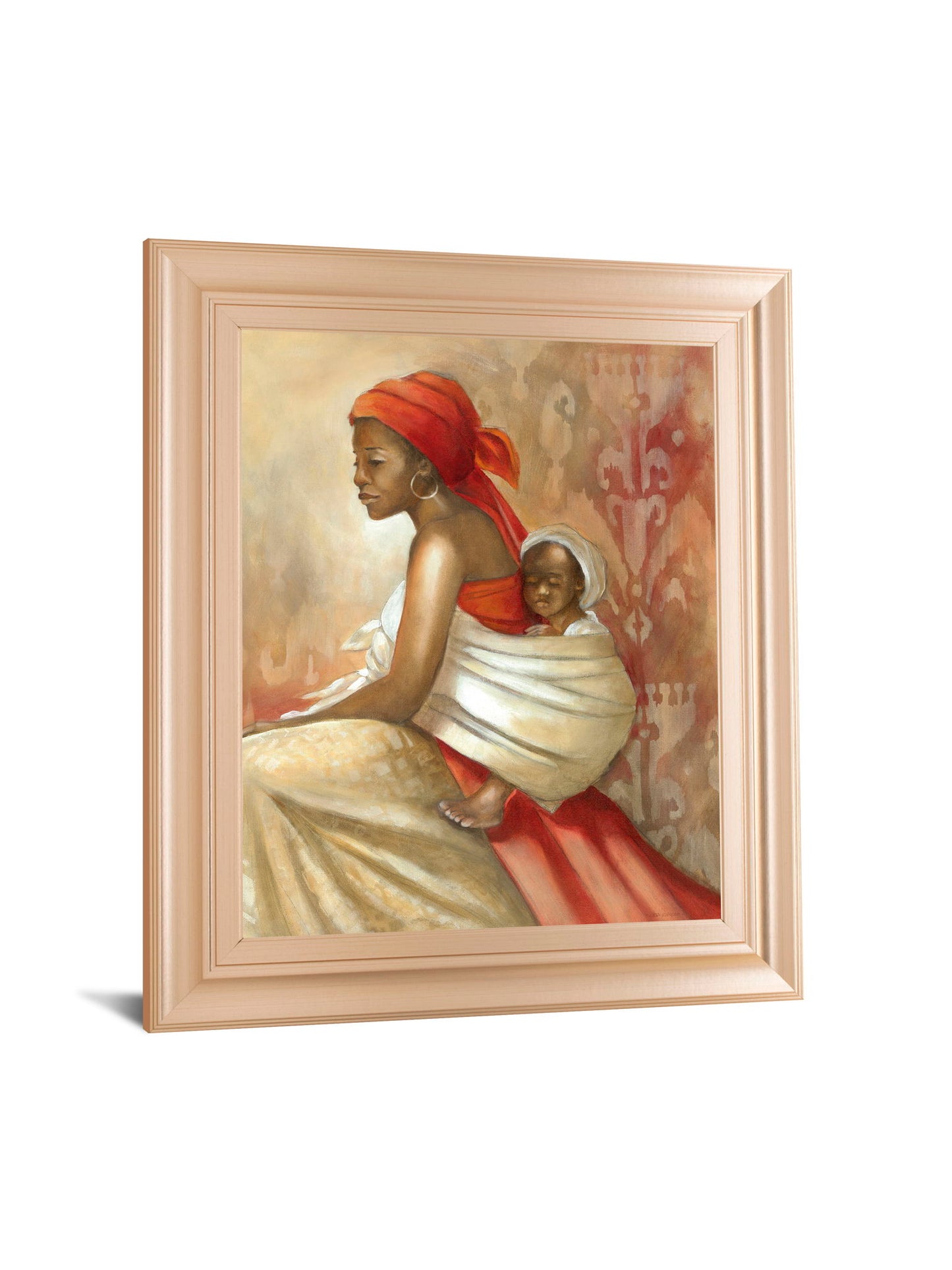 Beauty Of Love Il By Carol Robinson - Framed Print Wall Art - Light Brown