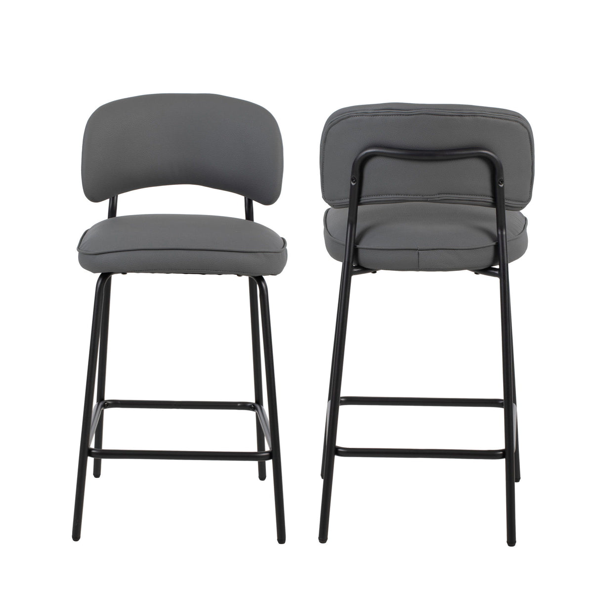 Blythe - Vegan Leather Bar Chair (Set of 2)