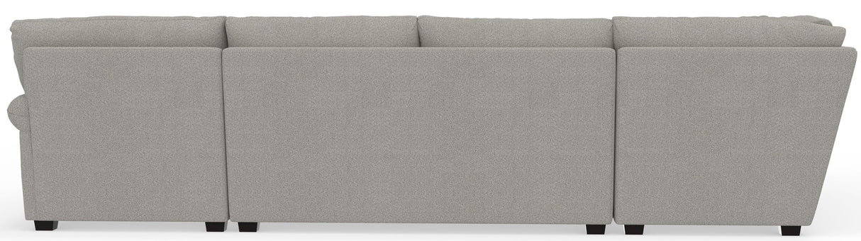 Livingston - Sectional With Comfort Coil Seating, 40" Cocktail Ottoman And Accent Pillows Included