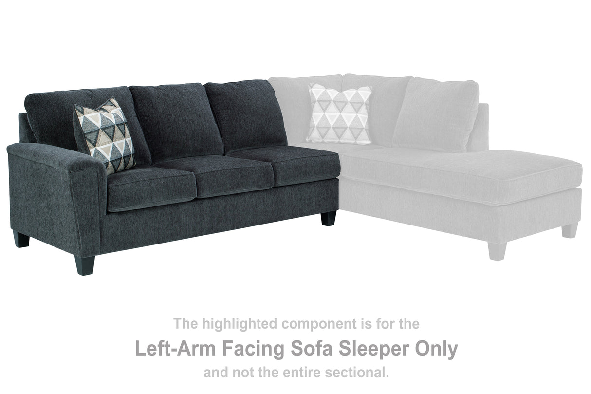 Furniture City - MS - Ashley Furniture - Abinger Sectional - LAF Sofa Sleeper / Smoke - 8390569