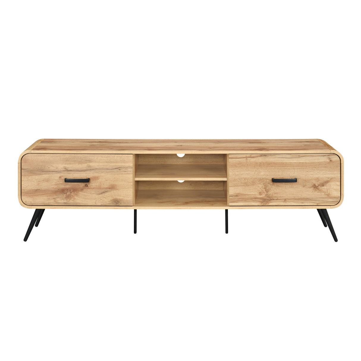 Rowan - 71" Low Profile TV Console - Natural