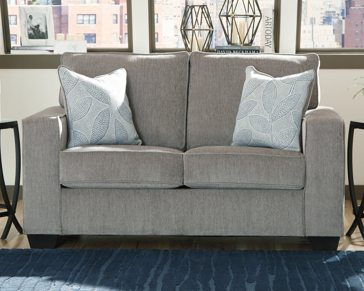 Furniture City - MS - Ashley Furniture - Altari Living Room - Loveseat / Alloy - 8721435