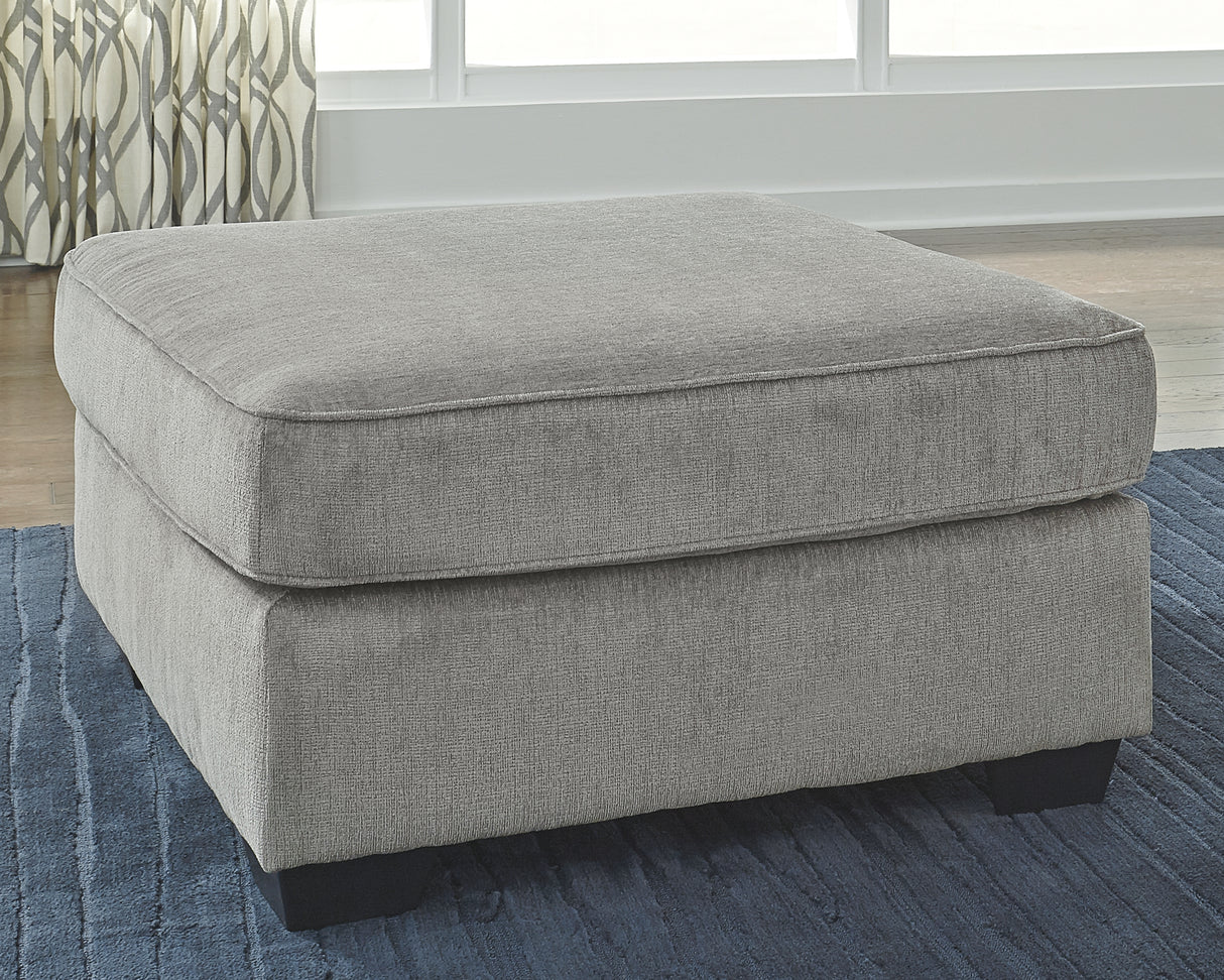 Furniture City - MS - Ashley Furniture - Altari Living Room - Oversized Accent Ottoman / Alloy - 8721408