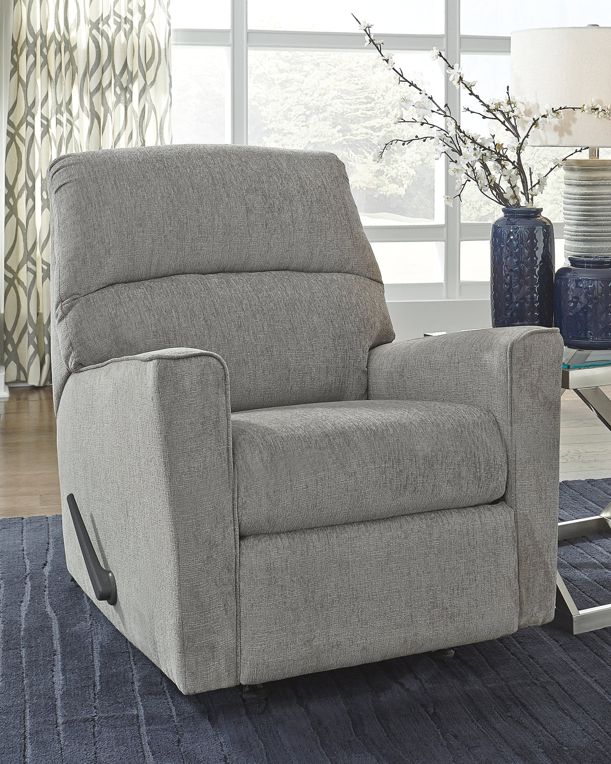 Furniture City - MS - Ashley Furniture - Altari Living Room - Rocker Recliner / Alloy - 8721425