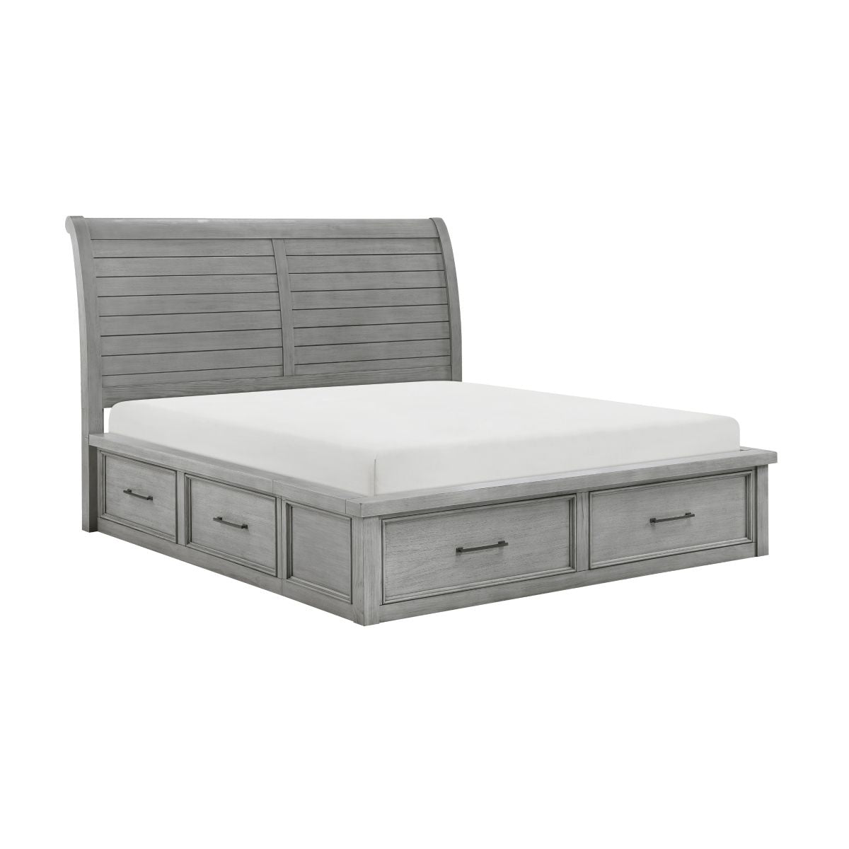 Logandale - Bed With Storage Footboard And Side Rails