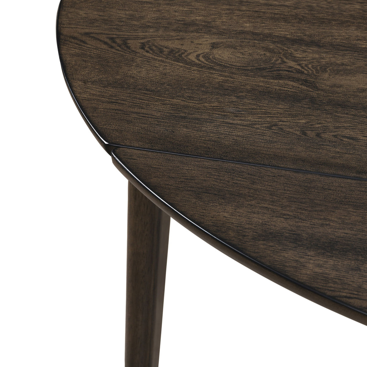 Rex - 65" Round Table With Self Storing Leaves - Walnut